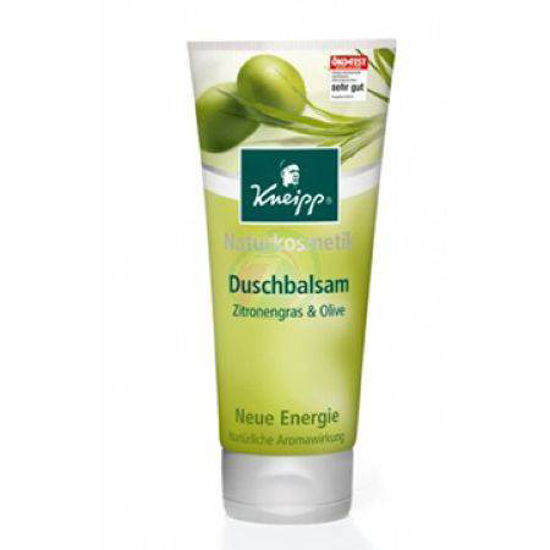 Kneipp NaTrue Limonska trava & oljka kremni gel za prhanje, 200 mL