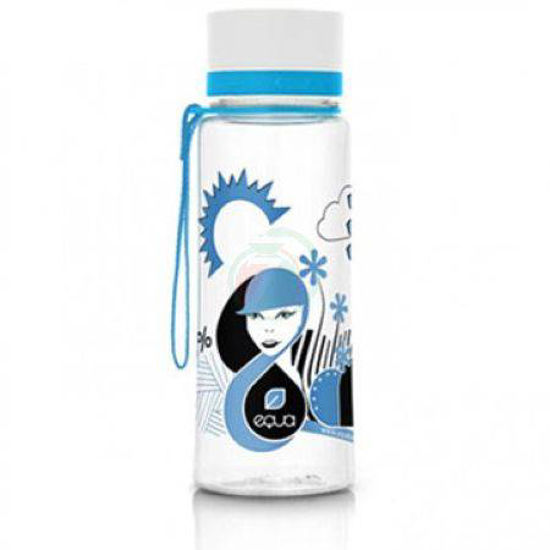 Equa ekološka steklenica z odtenkom/motivom Chameleon, 0,6 L