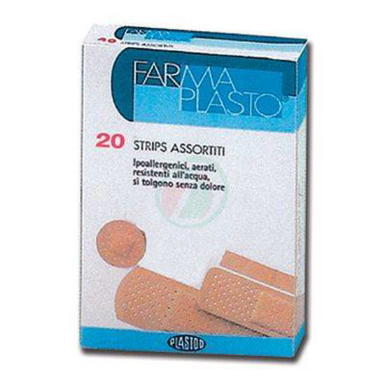 Farmaplasto obliži z odtenkom kožne barve, 20 kom.