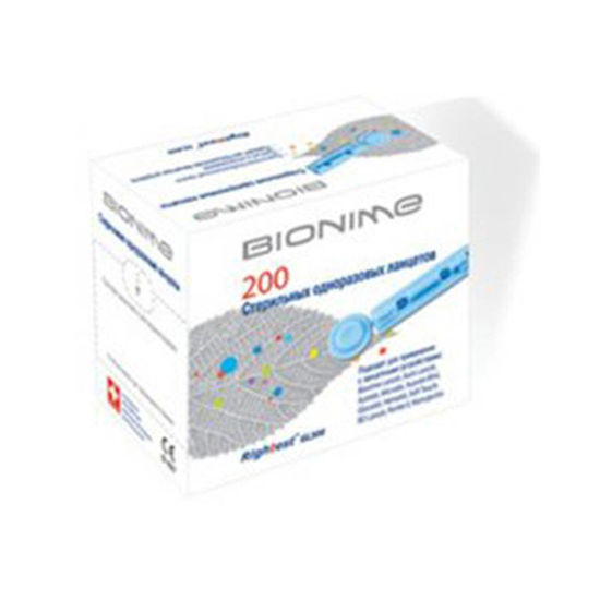Bionime GL 300 sterilne lancete, 200 lancet