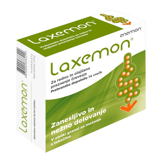 Laxemon vrečke z laktulozo in magnezijem, 14x5 g