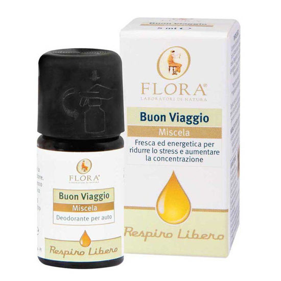 Flora Buon Viaggio mešanica eteričnih olj za lažje dihanje, 5 mL