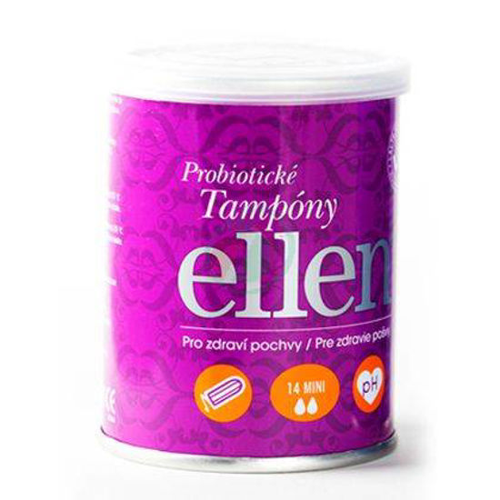 Ellen Mini tamponi za šibko menstruacijo, 14 tamponov