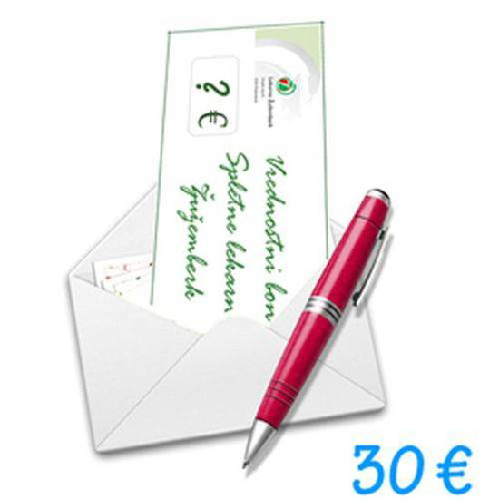 Darilni bon Spletne lekarne Žužemberk v vrednosti 30 €