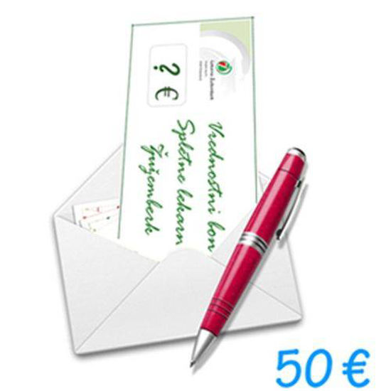 Darilni bon Spletne lekarne Žužemberk v vrednosti 50 €