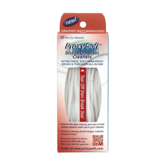 Proxysoft Bridge&Implant zobna nitka, 30 nitk