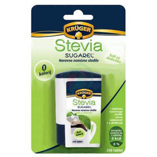 Stevia Sugarel sladilo v tabletah, 200 tablet