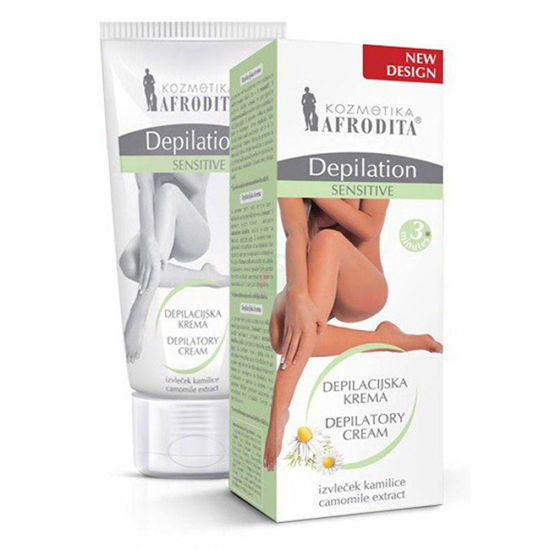Afrodita Sensitive depilacijska krema, 100 mL