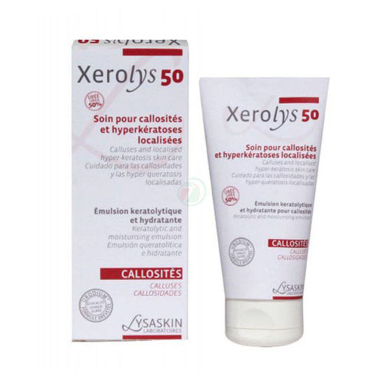 Xerolys 50 nega otiščancev in kože z lokalizirano hiperkeratozo, 40 mL