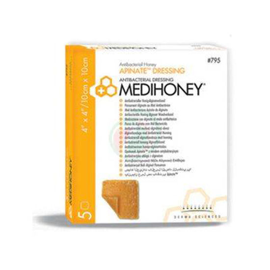 Medihoney apinate dressing obloga 10 x 10 cm, 5 oblog