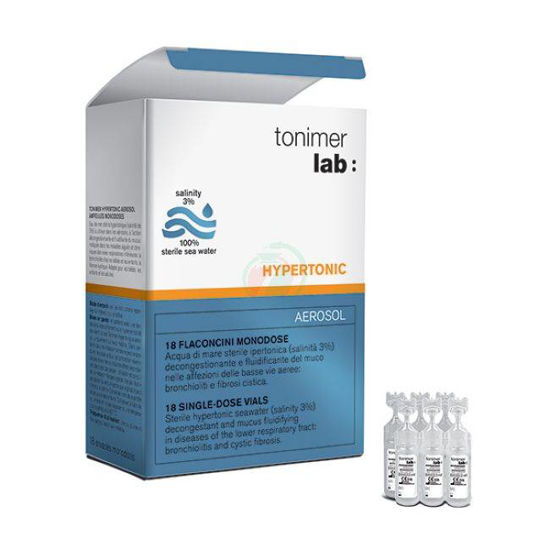 Tonimer Hypertonic 2 % raztopina morske vode v ampulah, 18x5 mL