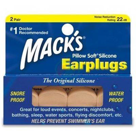Mack's Pillow Soft silikonski ušesni zamaški, 2 para