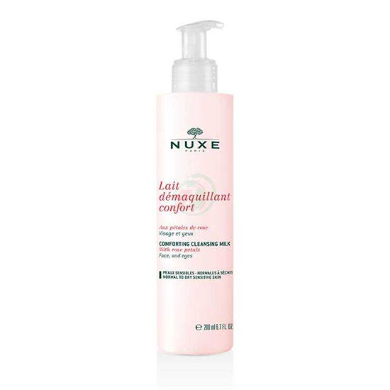 Nuxe Rosa Demascena čistilno mleko za obraz, 200 mL