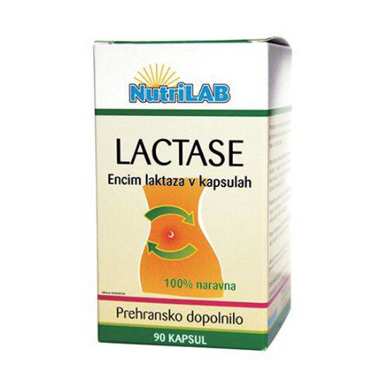 Nutrilab Lactase prehransko dopolnilo, 90 kapsul