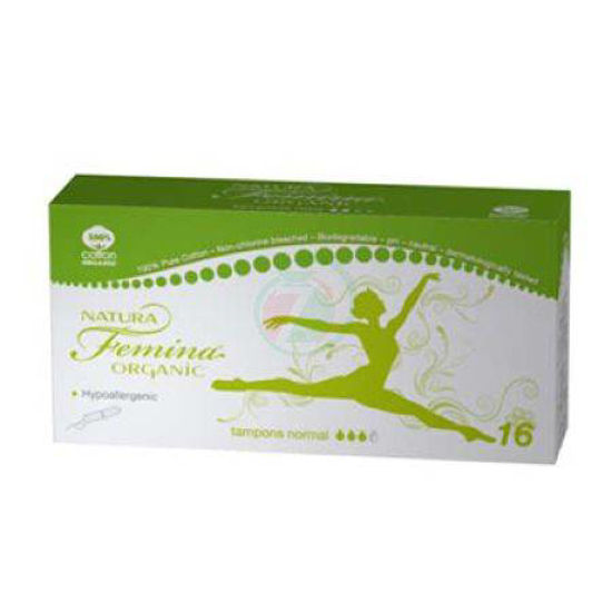 Natura Femina Organic tamponi normal, 16 tamponov