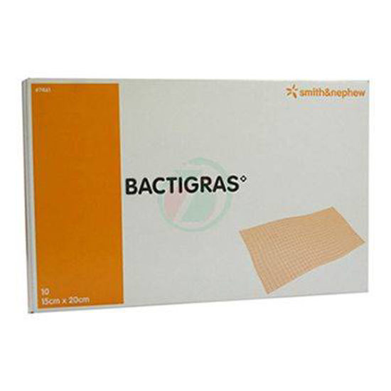 Bactigras antiseptična obloga velikosti 15x20 cm, 10 oblog