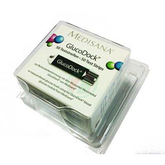 Medisana GlucoDock testni lističi, 50 lističev