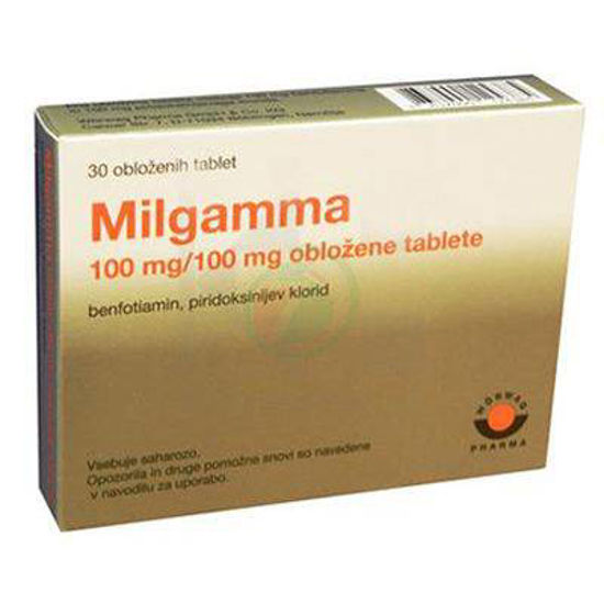 Milgamma 100 (100 mg/100 mg), 30 obloženih tablet