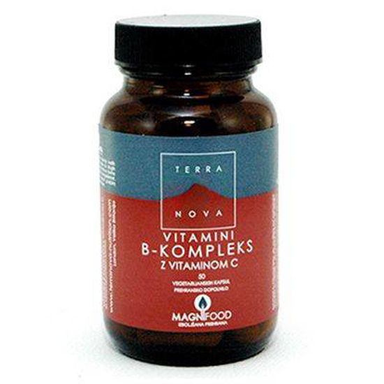 TerraNova Vitamini B-kompleks z vitaminom C (50 ali 100 kapsul)