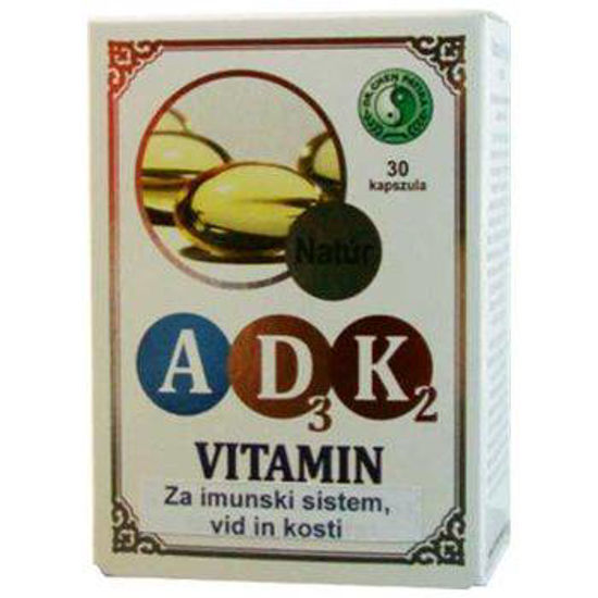 Vitamin A + D3 + K2, 30 kapsul