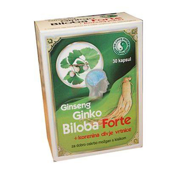 Ginseng Ginko Biloba Forte, 30 kapsul