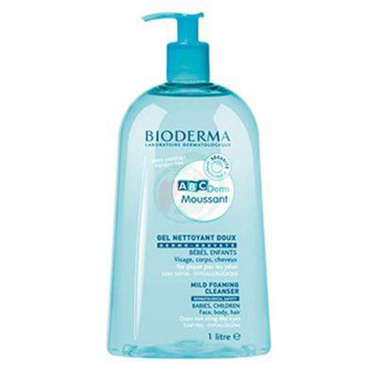Bioderma ABCDerm nežni čistilni gel za obraz, telo in lase, 1000 mL