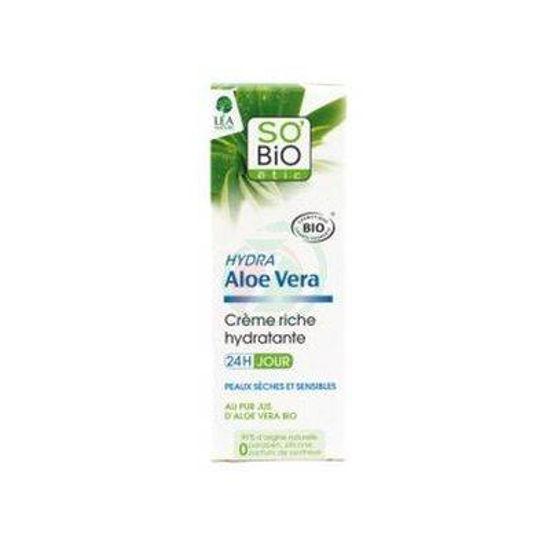 So'Bio Lahka vlažilna/hidratantna krema z aloe vero, 50 mL