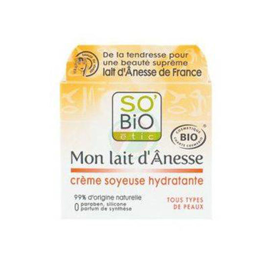 So'Bio Etic hidratantna svilnata krema iz mleka oslice, 50 mL