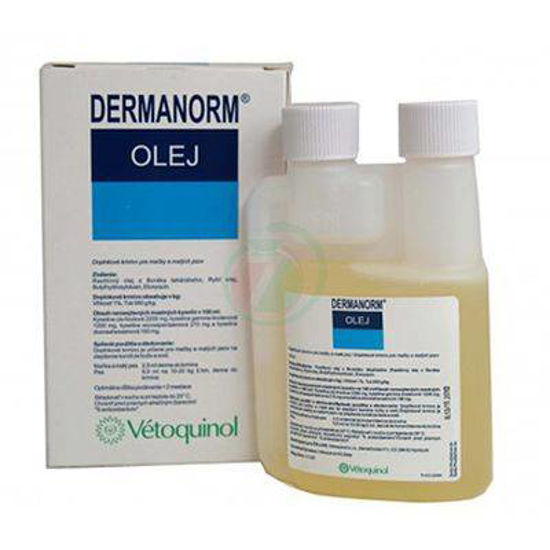Dermanorm olje za pse in mačke, 250 mL
