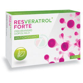 Resveratrol Forte 200 mg, 30 tablet ali 2+1 GRATIS