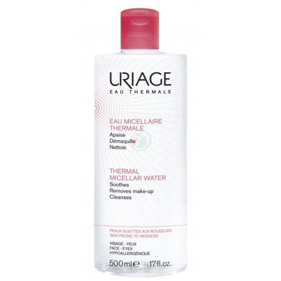 Uriage termalna micelarna voda za čiščenje občutljive rdečične kože, 500 mL