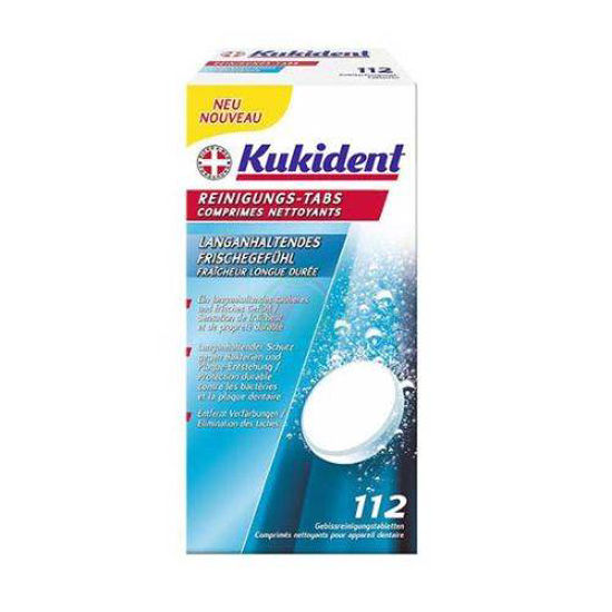 Kukident Aktiv Plus čistilne tablete, 132 tablet
