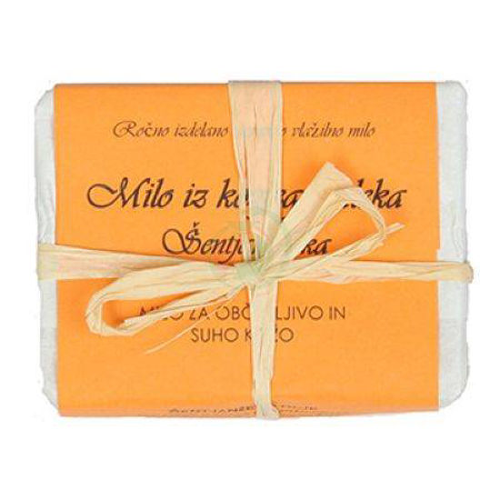 Bela Milina milo iz kozjega mleka s šentjanževko, 100 g