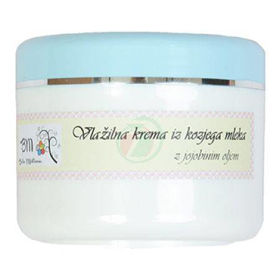 Slika Bela Milina vlažilna krema iz kozjega mleka z jojobinim oljem, 100 mL