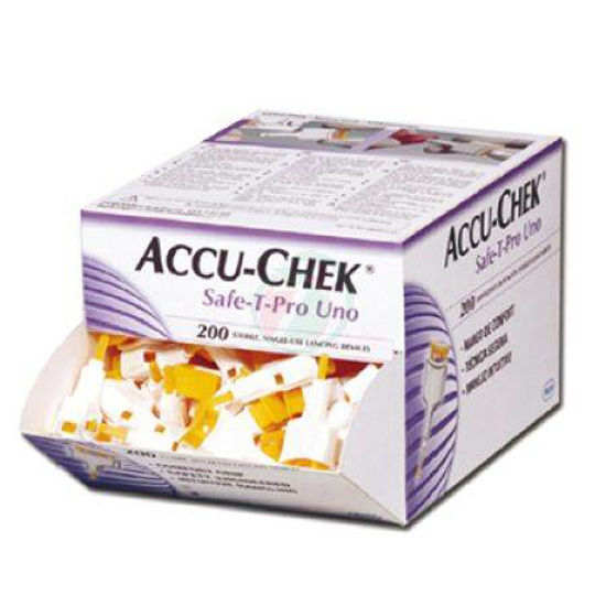 Accu-Chek Safe-T-Pro Uno, 200 lancet