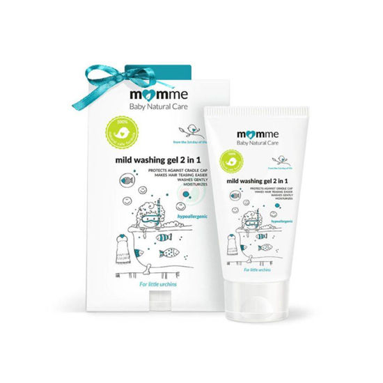 MomMe 2v1 blagi gel za umivanje, 150 mL