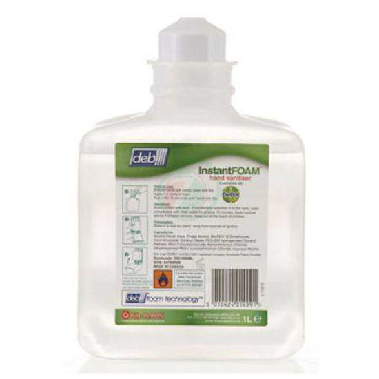 Deb InstantFOAM peneče alkoholno razkužilo, 1000 mL