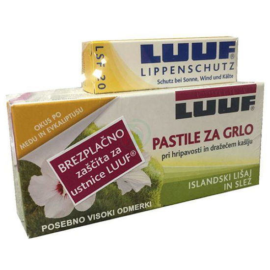 Luuf pastile za grlo, 2x20 pastil + gratis stick
