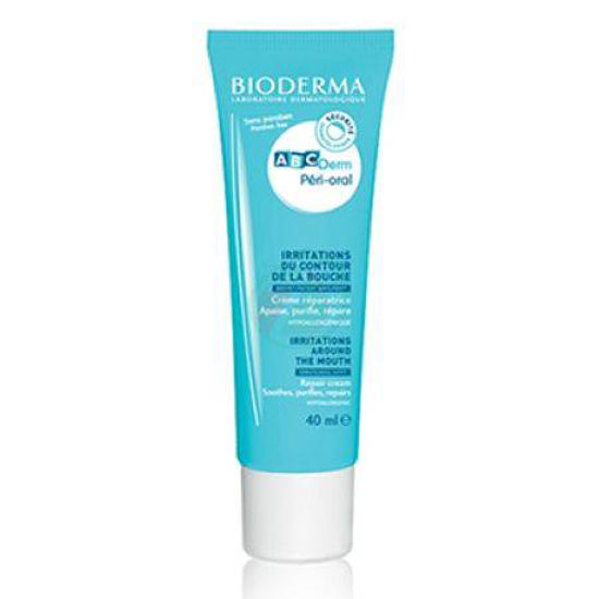Bioderma ABCDerm Peri-oral krema za pomiritev in obnovo razdražene kože okoli ust, 40 mL