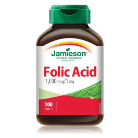 Slika Jamieson folna kislina 1,000 mcg/mg, 100 tablet