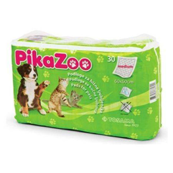 PikaZoo podloga za hišne ljubljenčke 60x60 cm, 30 podlog