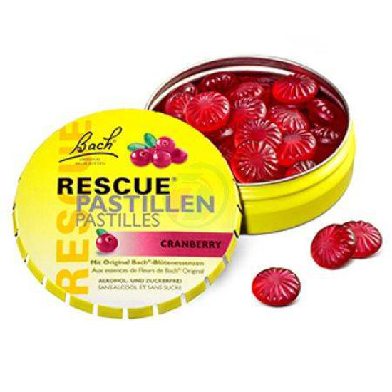 Bach Rescue pastile z okusom črni ribez, 50 g