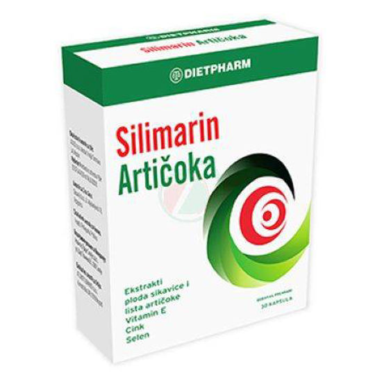 Dietpharm Silimarin Artičoka kapsule, 30 kapsul