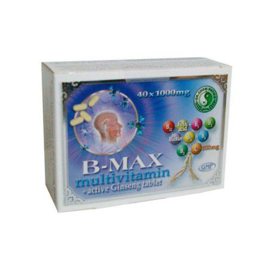 B-Max Multivitamin 1000 mg + aktivni ginseng, 40 tablet