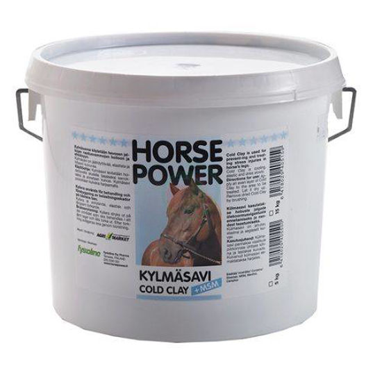 Horse Cold Clay in MSM za zdravljenje poškodb, 5 ali 15 kg