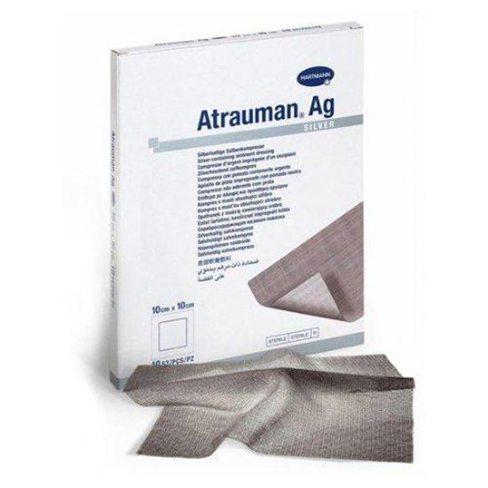 Atrauman Ag obloga s srebrom 10x10 cm, 10 oblog