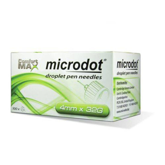 Microdot Droplet IG 4 mm 32 G igla za mehanski injektor, 100 igel