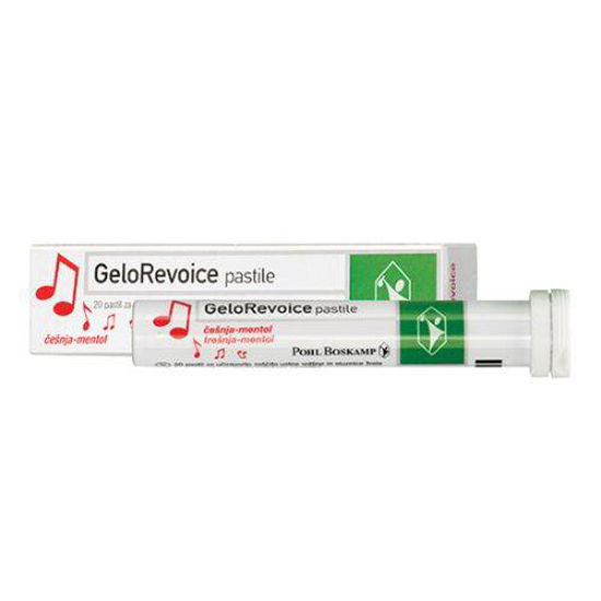 GeloRevoice pastile za grlo s hialuronsko kislino, 20 pastil