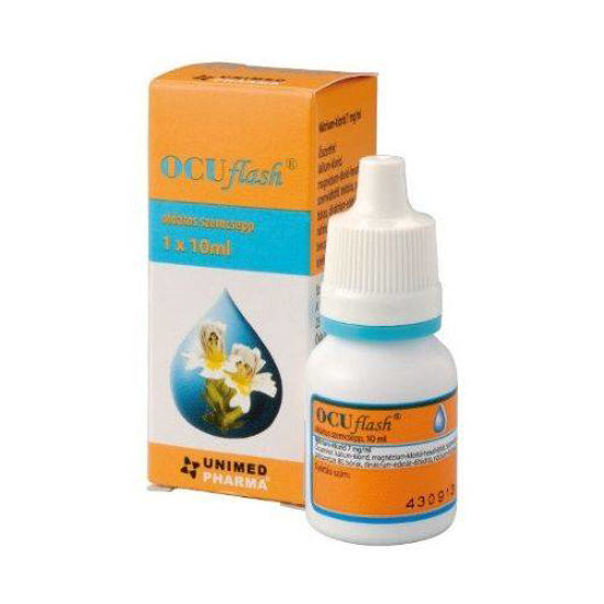 OCUflash antiseptik in dezinficiens za oči v obliki kapljic, 10 mL