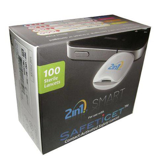 2in1 Smart Safety lancete, 100 lancet
